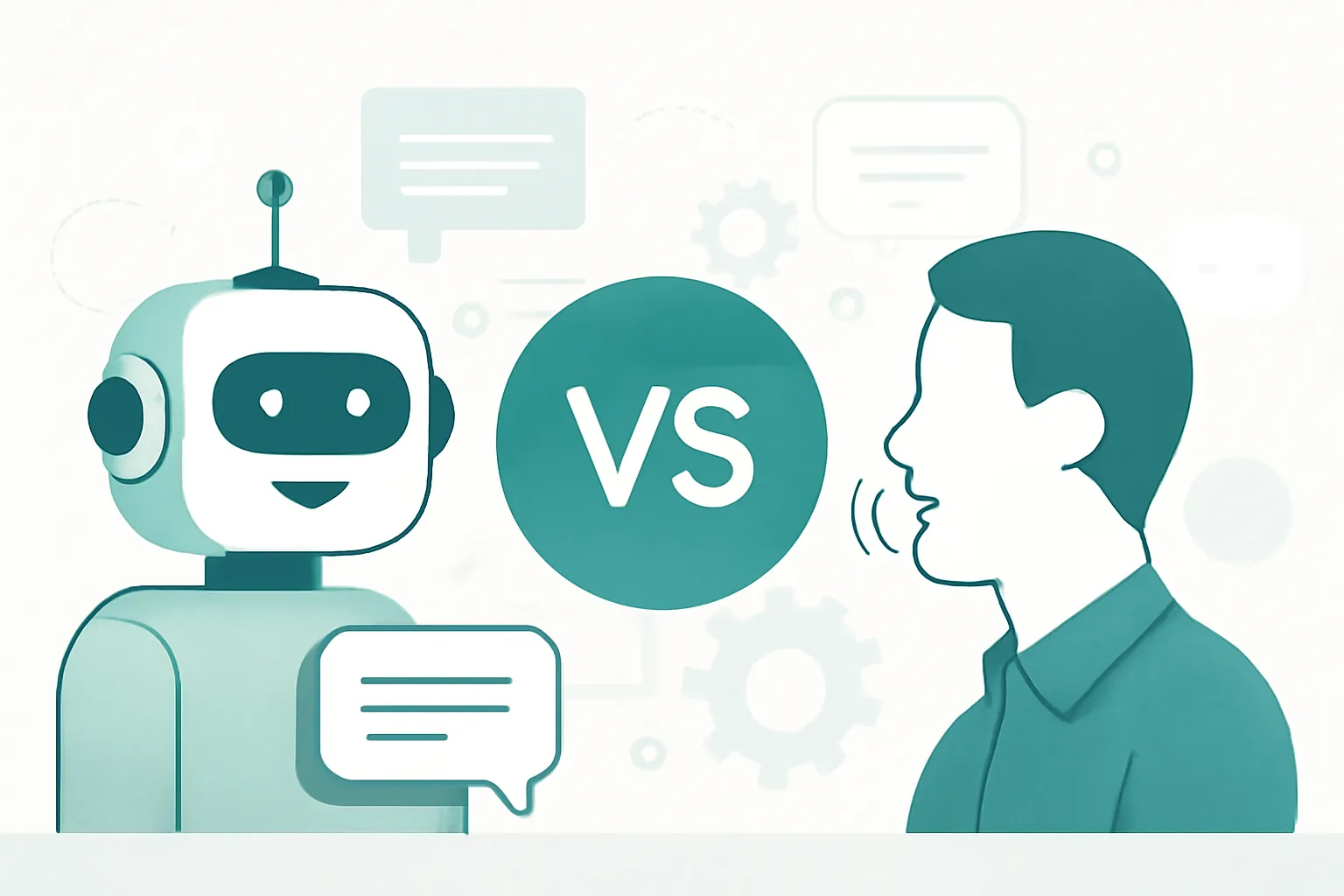 Chatbot vs. AI voice agent: the differences